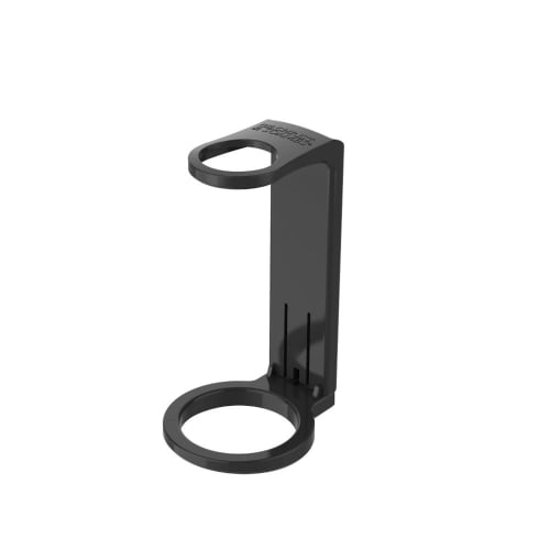 Premium Pump ABS Plastic Locking Single Dispenser Bracket, Black